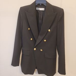 Zara double breasted blazer